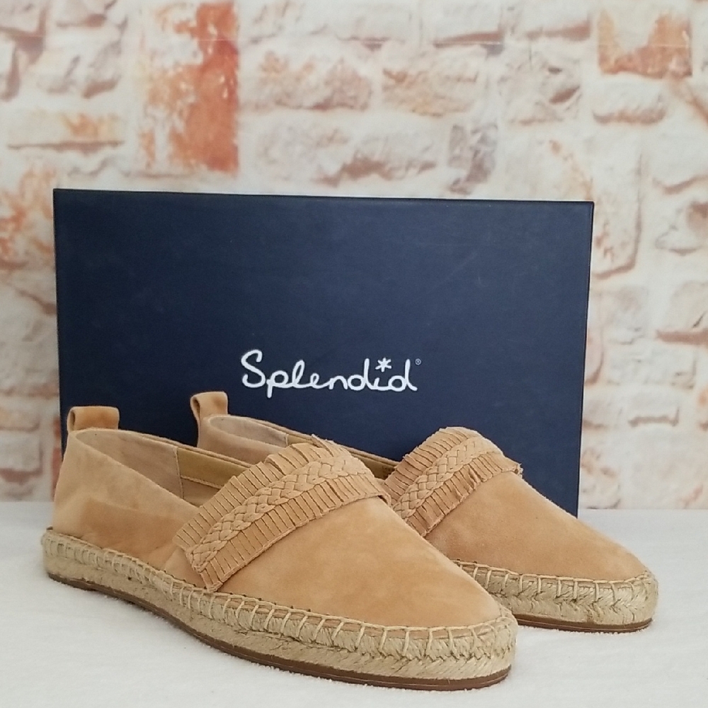 New Splendid Jaime Suede Espadrilles